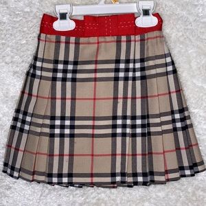 Burberry Pleated Skirt for girls